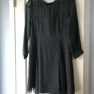 J. Crew silk polka dot dress sweetheart dress 4